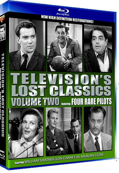 TELEVISION’S LOST CLASSICS – VOLUME TWO – RARE PILOTS – Blu-ray