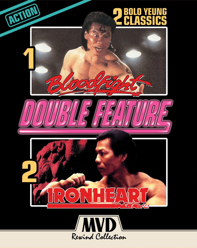 BLOODFIGHT + IRONHEART (BOLO YEUNG DOUBLE FEATURE) [Blu-Ray]