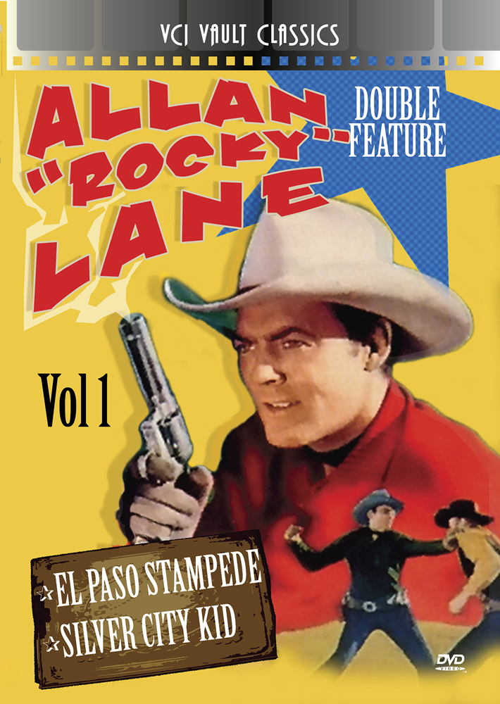 ALLAN “ROCKY” LANE Western Double Feature VOL 1  DVD-R