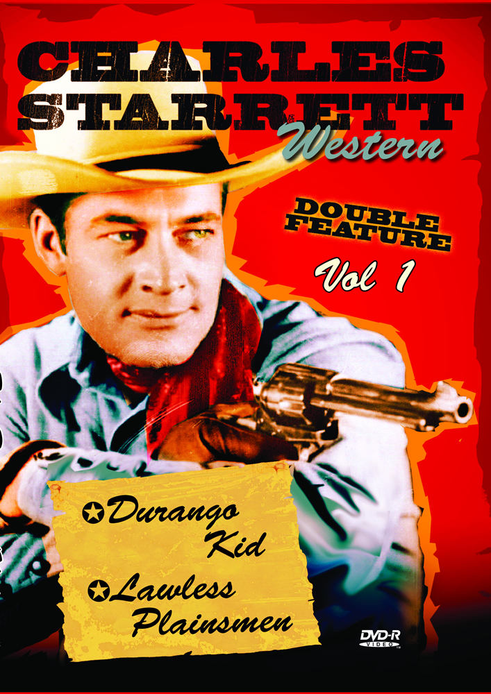 CHARLES STARRETT WESTERN Double Feature VOL 1 DVD-R