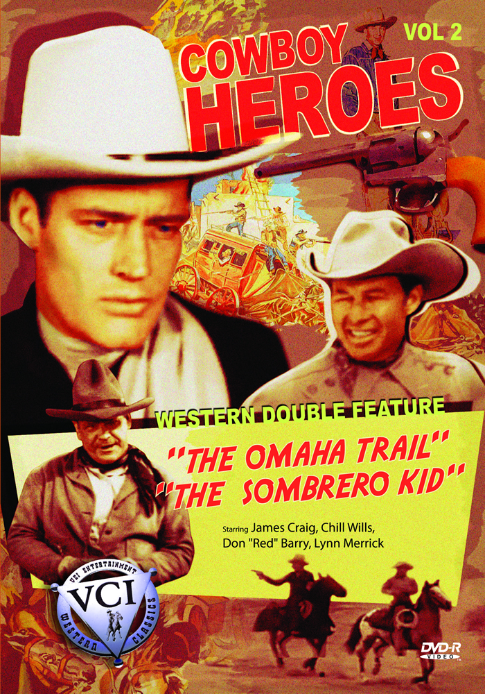 COWBOY HEROES WESTERN Double Feature VOL 2 DVD-R