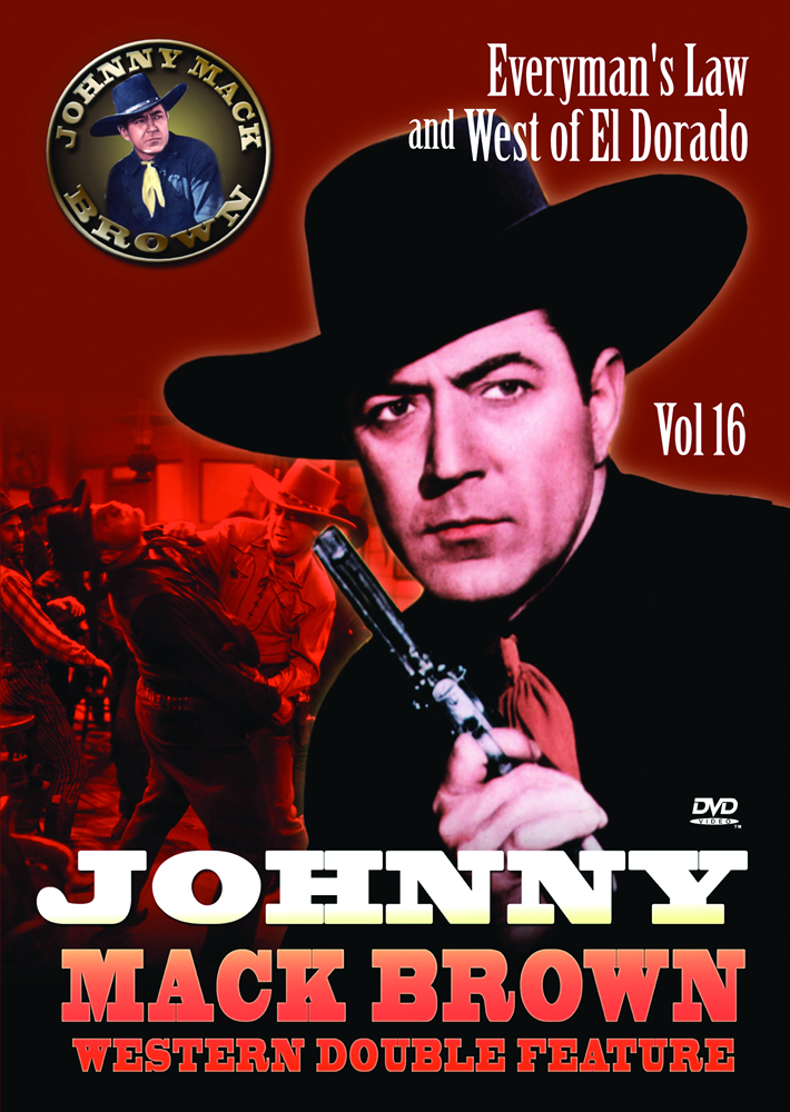 JOHNNY MACK BROWN WESTERN DOUBLE FEATURE VOL 16 (DVD-R)