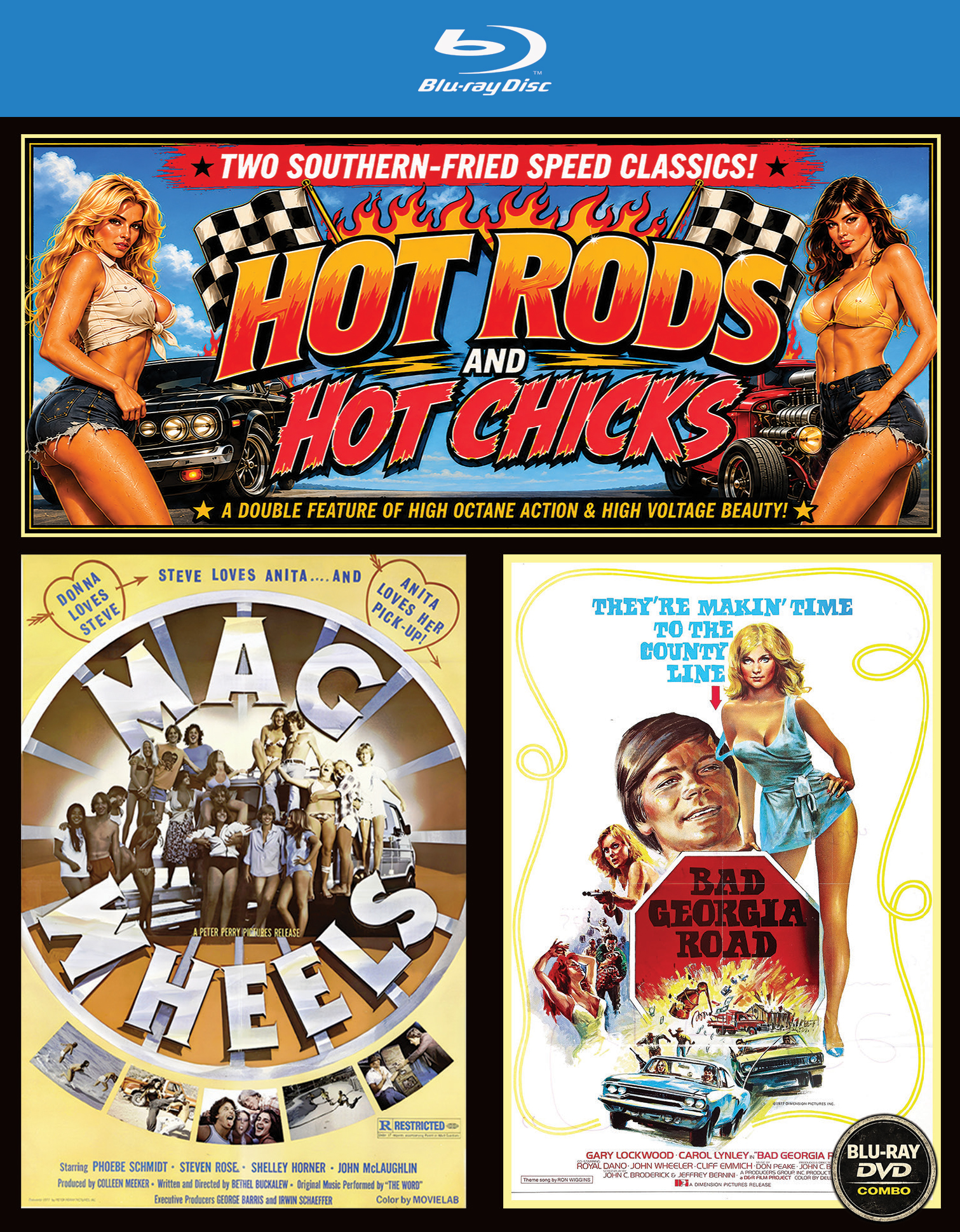 HOT RODS & HOT CHICKS DOUBLE FEATURE 