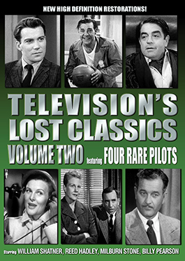 TELEVISION’S LOST CLASSICS – VOLUME 2 – FOUR RARE PILOTS