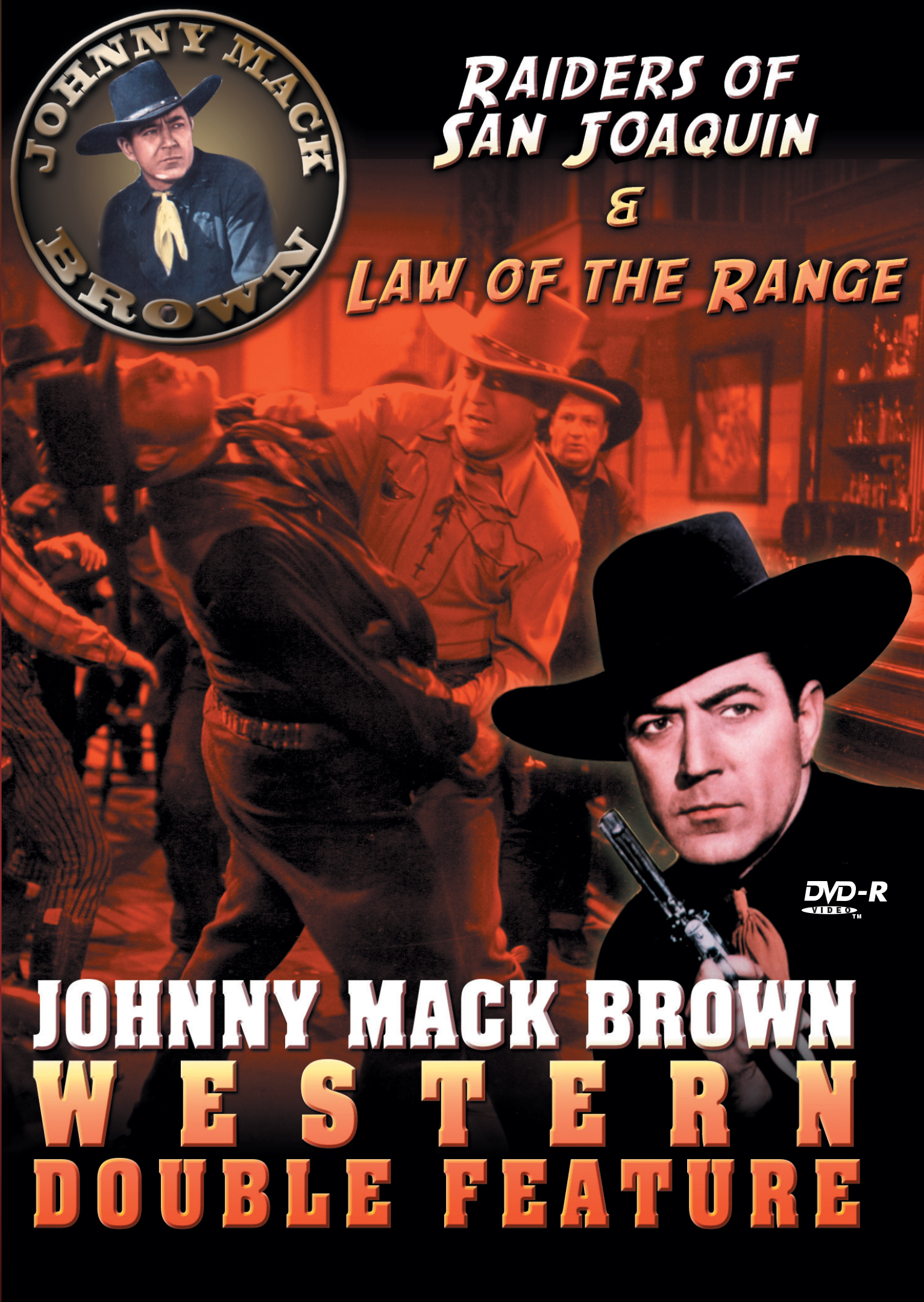 JOHNNY MACK BROWN WESTERN DOUBLE FEATURE VOL 2  (DVD-R)