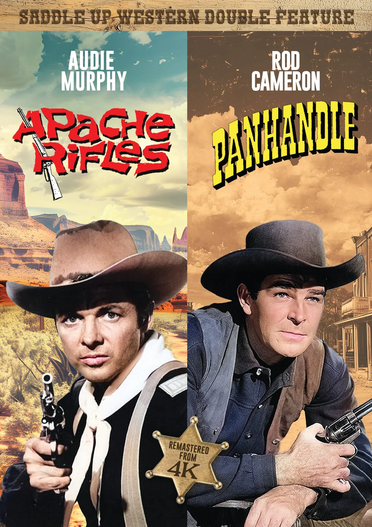 SADDLE UP WESTERNS: APACHE RIFLES + PANHANDLE [RESTORED DOUBLE FEATURE]