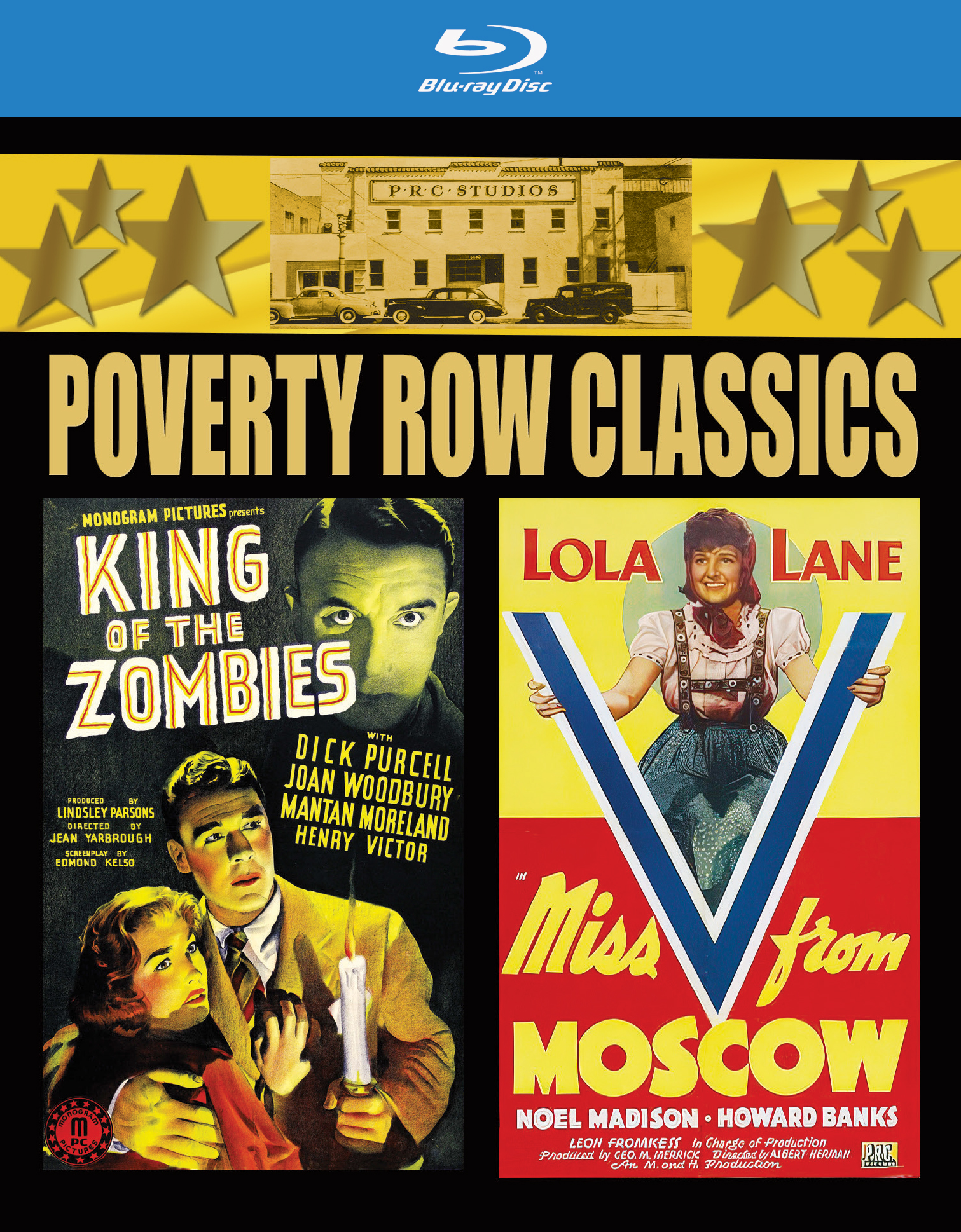 POVERTY ROW CLASSICS DOUBLE FEATURE (KING OF THE ZOMBIES & MISS V FROM MOSCOW)